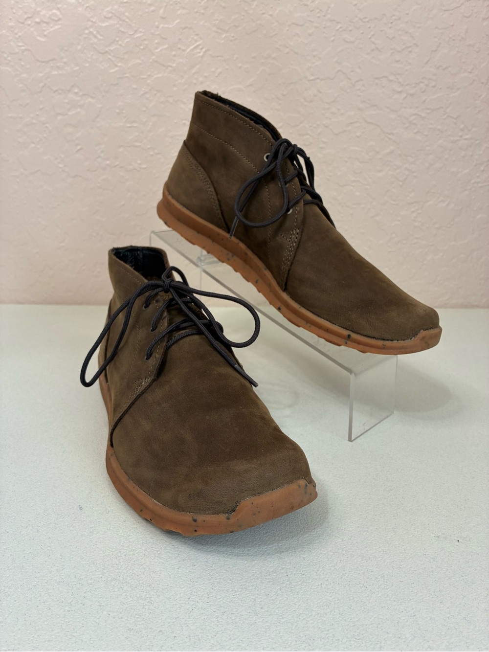 Danner Forest Chukka Boot Womens 10 Bracken Brown Suede Leather Speckled Sole